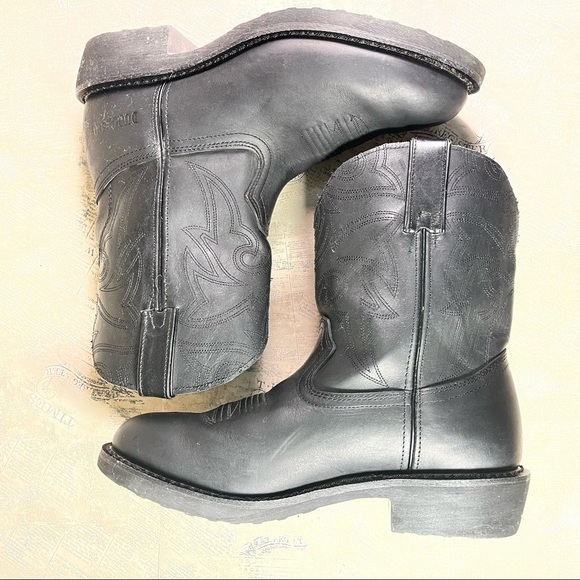 Durango® Farm 'N' Ranch™ Black Western Boot - Picture 8 of 12